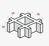 Настил композитный решетчатый ORTO 38x38x30 